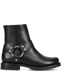 フライ レディース シューズ ブーツ・レインブーツ レザー Frye Veronica Flex Harness Leather Booties Black ブラックのサムネイル