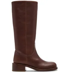 スティーブ マデン レディース シューズ ブーツ・レインブーツ トール ブーツ レザー ヒール Steve Madden Riggs Leather Block Heel Tall Boots Rusのサムネイル