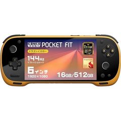 【新品】AYANEO KONKR Pocket FIT Androidゲーム機 Snapdragon G3 Gen 3/16GB/512GB/6型 144Hz/Android 14 ドラゴンイエロー 国内正規版 Wi-Fiモデル aykpf-sg316512y