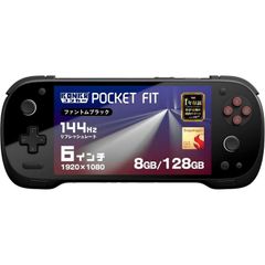 【新品】AYANEO KONKR Pocket FIT Androidゲーム機 Snapdragon G3 Gen 3/8GB/128GB/6型 144Hz/Android 14 ファントムブラック 国内正規版 Wi-Fiモデル aykpf-sg38128bk