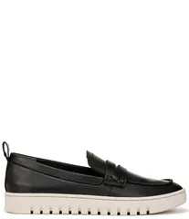 バイオニック レディース シューズ パンプス レザー ローファー Vionic Uptown Leather Packable Travel Penny Loafers Black ブラックのサムネイル