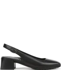 バイオニック レディース シューズ パンプス レザー Vionic Reyes Leather Slingback Pumps Black ブラックのサムネイル