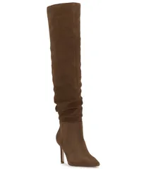 ジェシカシンプソン レディース シューズ ブーツ・レインブーツ スエード Jessica Simpson Emetta Suede OvertheKnee Boots Mapleのサムネイル