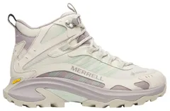 メレル レディース シューズ ブーツ・レインブーツ Merrell Womens Moab Speed 2 Mid GORETEX Hiking Boots Greigeのサムネイル