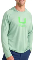 フック メンズ アウター パーカー・スウェット HUK Mens Icon Long Sleeve Hoodie Fogreen グリーンのサムネイル