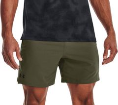 언더아머 맨즈 하의 바지 반바지 반바지 Under Armour Mens Vanish Woven 6 Shorts Marine Od Green 그린