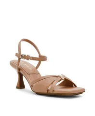 アンクライン レディース シューズ サンダル アンクル Anne Klein Womens Jelenankle Buckle Strap Dressandals Red レッドのサムネイル