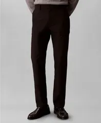 カルバンクライン メンズ ボトムス カジュアルパンツ Calvin Klein MenslimFitech Stretch Pants Black ブラックのサムネイル