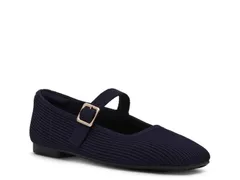 アンクライン レディース シューズ パンプス Anne KleinMabel Mary Jane Flat Navy ネイビーのサムネイル