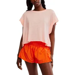 フリーピープル レディース トップス Tシャツ FP Movement My Time TShirt Womens Pastel Peach Combo ピーチのサムネイル