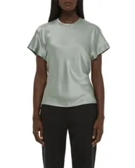 ヘルムート ラング レディース トップス Tシャツ シルク Helmut Lang Silk Tee Green Tea グリーンのサムネイル