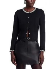 エリータハリ レディース アウター ジャケット・ブルゾン ニット Elie Tahari The Rosa Knit Jacket Noirのサムネイル