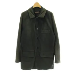 クロコダイル CROCODILE レザージャケット 革ジャン カウレザー 牛革 上着 M 黒 ブラック 長袖 レギュラーカラー ボタンフロント /PP ■GY01のサムネイル