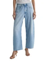 エージー レディース ボトムス デニムパンツ ジーンズ AG Hattie High Rise Barrel Crop Jeans in Gestureのサムネイル