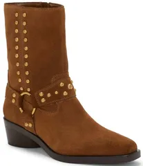ヴィンスカムート レディース シューズ ブーツ・レインブーツ スエード ブーツ Vince Camuto Roista Suede ORing Harness Hardware Studded Motのサムネイル