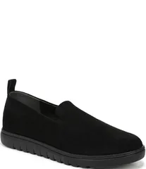 バイオニック レディース シューズ パンプス スエード ローファー Vionic Uptown Willa Suede Packable Loafers Black ブラックのサムネイル
