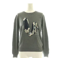 チェスティ Chesty HEEL KNIT ニット セーター フラワーモチーフ F グレー /DF ■OS ■SHのサムネイル
