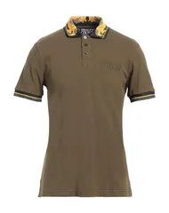 ヴェルサーチ メンズ トップス ポロシャツ VERSACE JEANS COUTURE ポロシャツ Military Green グリーンのサムネイル