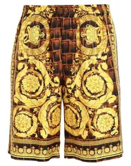 ヴェルサーチ メンズ ボトムス ハーフパンツ・ショーツ VERSACE ショートパンツ＆バミューダパンツ Brown ブラウンのサムネイル