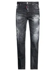ディースクエアード メンズ ボトムス デニムパンツ DSQUARED2 ストレートレッグ Black ブラックのサムネイル