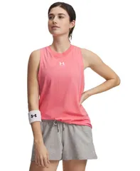 アンダーアーマー レディース トップス タンクトップ ノースリーブ Under Armour Womens Rival Muscle Sleeveless Tank Top Bittersweet Pのサムネイル