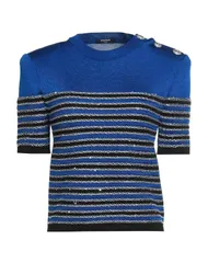 バルマン レディース ニット プルオーバー BALMAIN プルオーバー Bright Blue ブルーのサムネイル