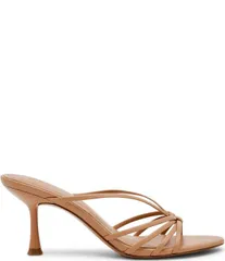 スティーブ マデン レディース シューズ ヒール サンダル レザー Steve Madden Edna Leather Strappy Dressandals Tan タンのサムネイル
