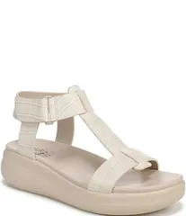 ナチュライザー レディース シューズ サンダル プラットフォーム Naturalizer Cersei Croco Embossed Platform Wedge Sandals Porcelainのサムネイル