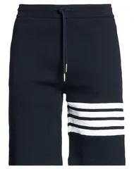 トムブラウン メンズ ボトムス ハーフパンツ・ショーツ THOM BROWNE ショートパンツ＆バミューダパンツ Navy ネイビーのサムネイル