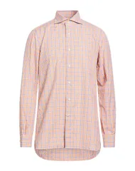 イザイア メンズ トップス シャツ ISAIA チェック柄シャツ Tan タンのサムネイル
