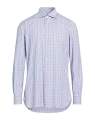 イザイア メンズ トップス シャツ ISAIA チェック柄シャツ Light Blue ブルーのサムネイル