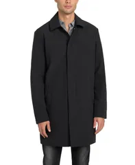 ゲス メンズ アウター ジャケット・ブルゾン コート GUESS Mens Lightweight Wateresistant Ripstop Trench Coat Jet Black ブラックのサムネイル
