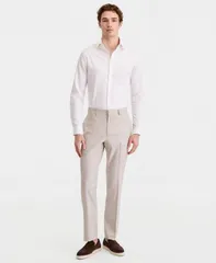 ケネスコール メンズ ボトムス カジュアルパンツ Kenneth Cole Reaction Mens Check SlimFit Suit Separate Pantsand サンドのサムネイル