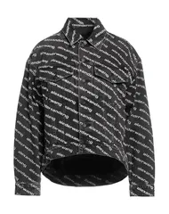 アレキサンダーワン レディース アウター ジャケット・ブルゾン ALEXANDER WANG デニムブルゾン Black ブラックのサムネイル