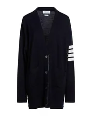 トムブラウン レディース アウター カーディガン THOM BROWNE カーディガン Midnight Blue ブルーのサムネイル