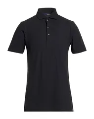 ラルディーニ メンズ トップス ポロシャツ LARDINI ポロシャツ Black ブラックのサムネイル