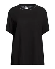 ファビアナ フィリッピ レディース トップス Tシャツ FABIANA FILIPPI Black ブラックのサムネイル