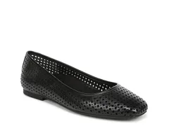 バイオニック レディース シューズ パンプス VionicOrinda Flat Black Leather ブラックのサムネイル