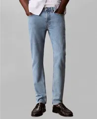 カルバンクライン メンズ ボトムス デニムパンツ ジーンズ Calvin Klein MenslimFit Stretch Denim Jeans Adam Light Stone ストーンのサムネイル