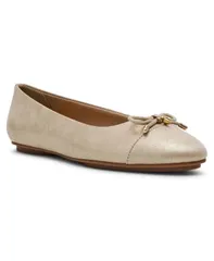 アンクライン レディース シューズ パンプス キャップ Anne Klein Womens Luci Cap Toe Ballet Flats Light Gold ゴールドのサムネイル