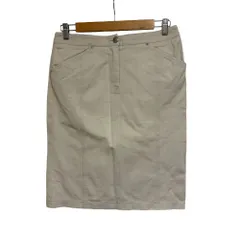 マックスマーラ ウィークエンドライン MAX MARA WEEKEND LINE 膝丈スカート ストレッチ コットン 40 肌 ベージュ /MZ■GY99のサムネイル