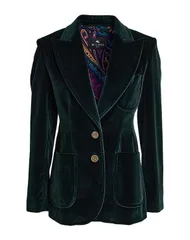 エトロ レディース アウター ジャケット・ブルゾン テーラードジャケット ETRO Dark Green グリーンのサムネイル
