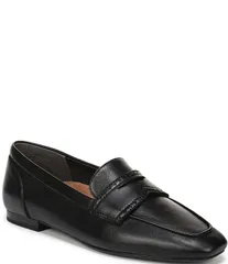 バイオニック レディース シューズ パンプス レザー ローファー Vionic Sadie Leather Penny Loafers Black ブラックのサムネイル