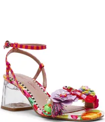 ベッツィジョンソン レディース シューズ ヒール サンダル Betsey Johnson Merrily Beaded Fish Ornament Dressandals BrightMulti マルのサムネイル