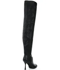 ジェフリー キャンベル レディース シューズ ブーツ・レインブーツ Jeffrey Campbell Comform2 Slouched Over The Knee Boots Black ブラックのサムネイル