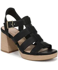 ドクター・ショール レディース シューズ サンダル Dr Scholls Womens Makayla Strappy Sandals Black Faux Leather ブラックのサムネイル