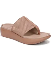 バイオニック レディース シューズ パンプス サンダル Vionic Womens Aqua Thong Sandals Mocha mousse leather and gore モカのサムネイル
