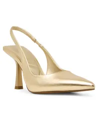 アンクライン レディース シューズ パンプス Anne Klein Womens Itzy Slingback Pumps Champagne シャンパンのサムネイル