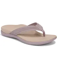 バイオニック レディース シューズ パンプス サンダル Vionic Womens Tide 20 Thong Sandals Quiet purpleathersuede パープルのサムネイル