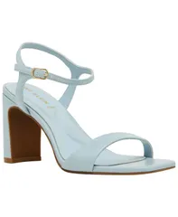 アンクライン レディース シューズ サンダル ヒール Anne Klein Womens Beata Square Toe Block Heel Dressandals Light Blue ブルーのサムネイル